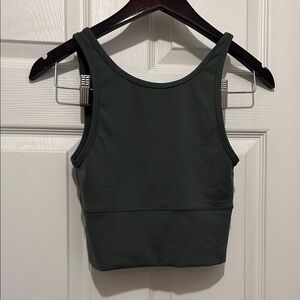 lululemon athletica Dark Green Tank Top